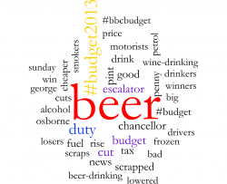 beer in the budget 2013