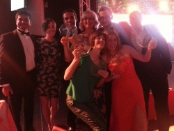 Channel 4 news team with their Online Media Awards