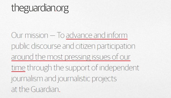 Guardian charity