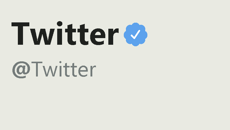 Twitter verified blue tick