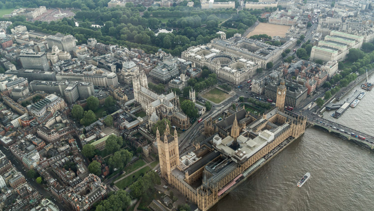 Westminster from above