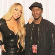 Sam Ajilore and Mariah Carey