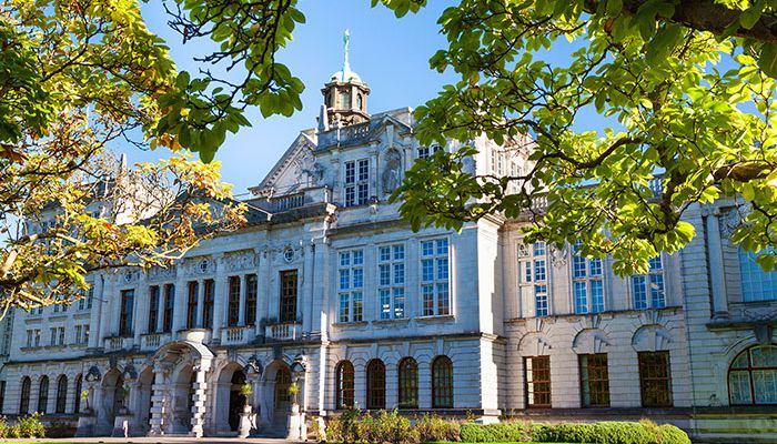 Photo of Cardiff University building