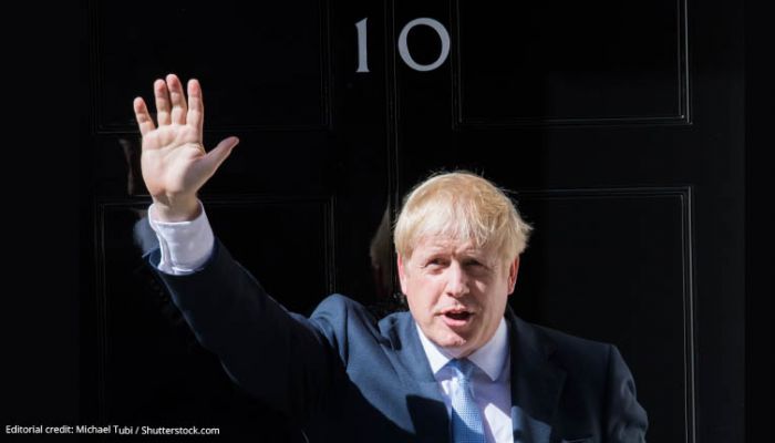 Boris Johnson no 10